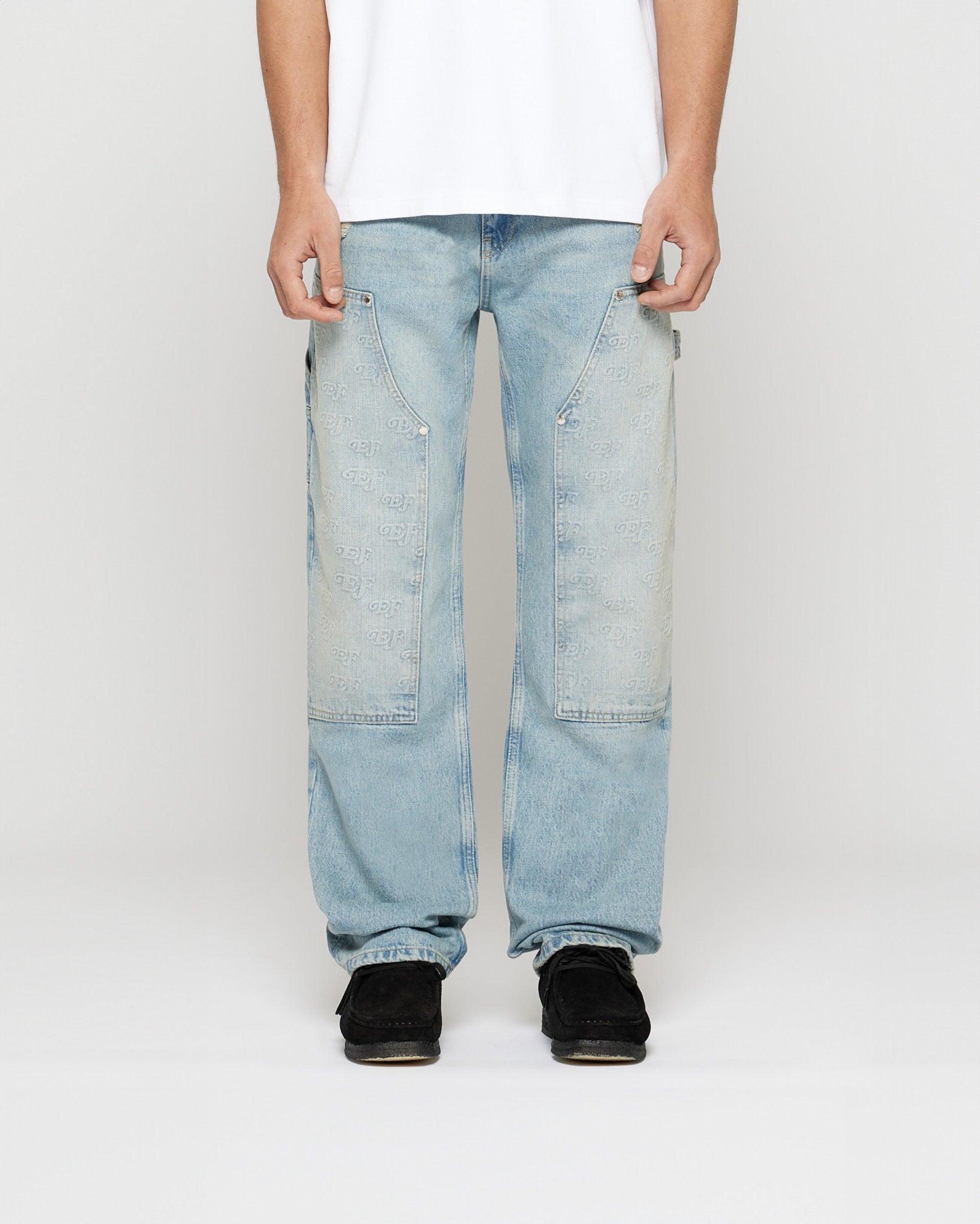 eightyfive-embossed-carpenter-denim-jeans-hellblau-straight image 2
