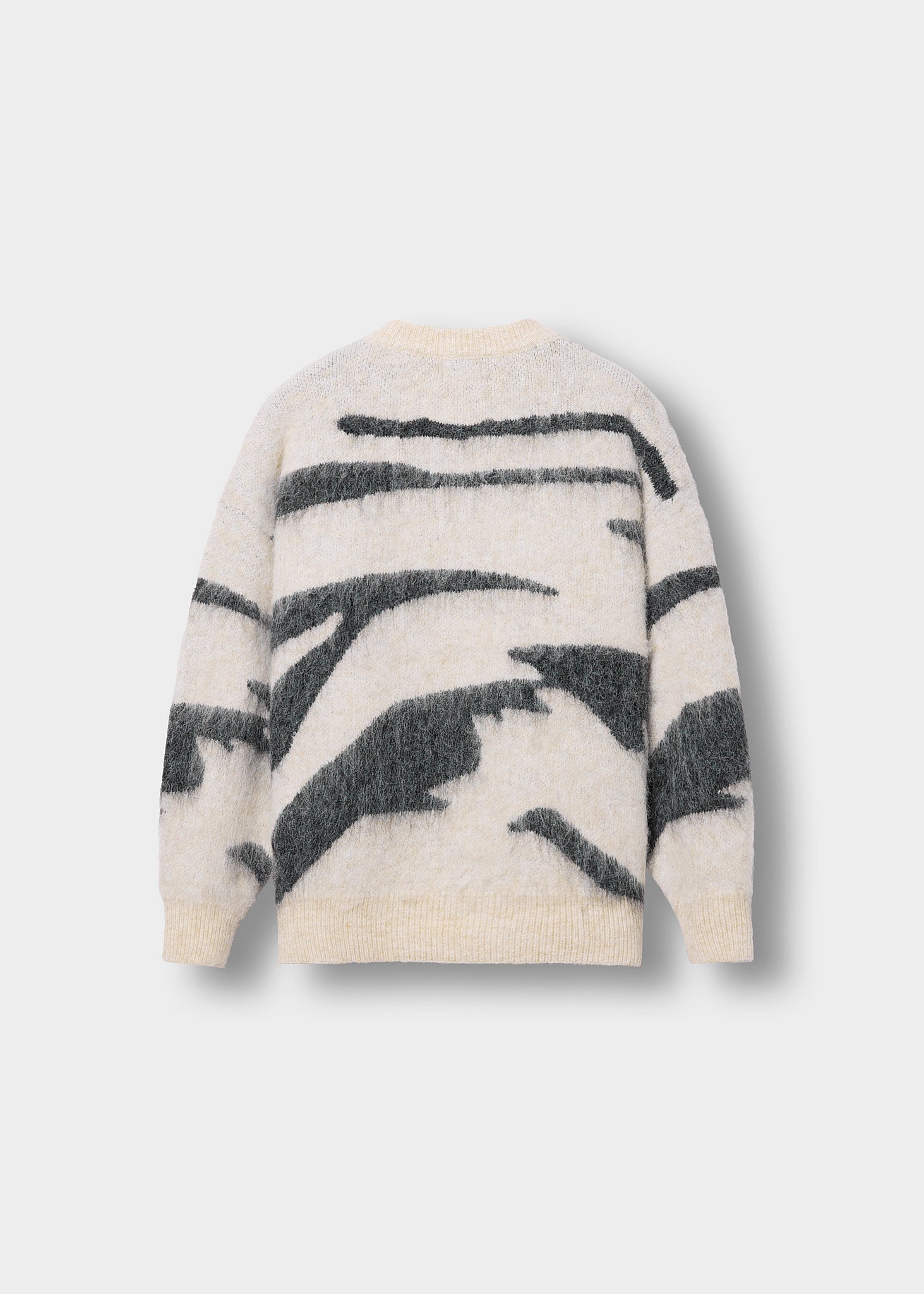 burocs-hairy-monochrome-knit-sweater-off-white image 5