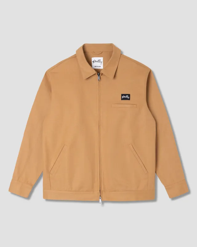 stan-ray-garage-jacket-arbeitsjacke-braun-canvas image 1