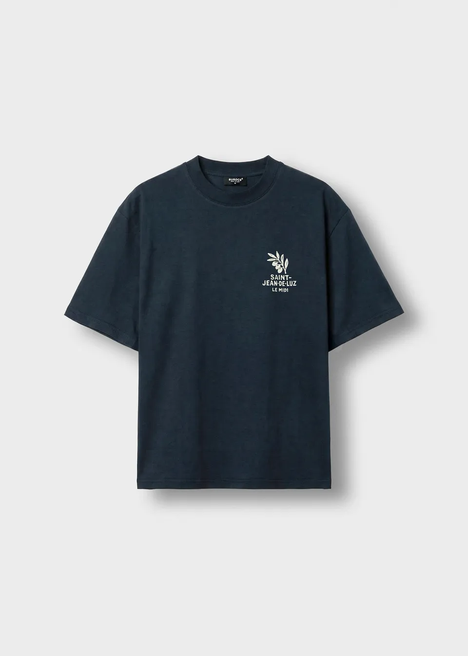 burocs-oversize-t-shirt-navy-mit-r-ckenprint image 1