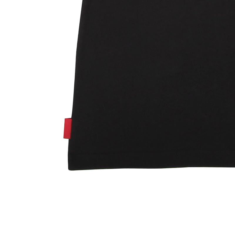 le-fix-rib-stripe-t-shirt-schwarz-baumwolle image 4