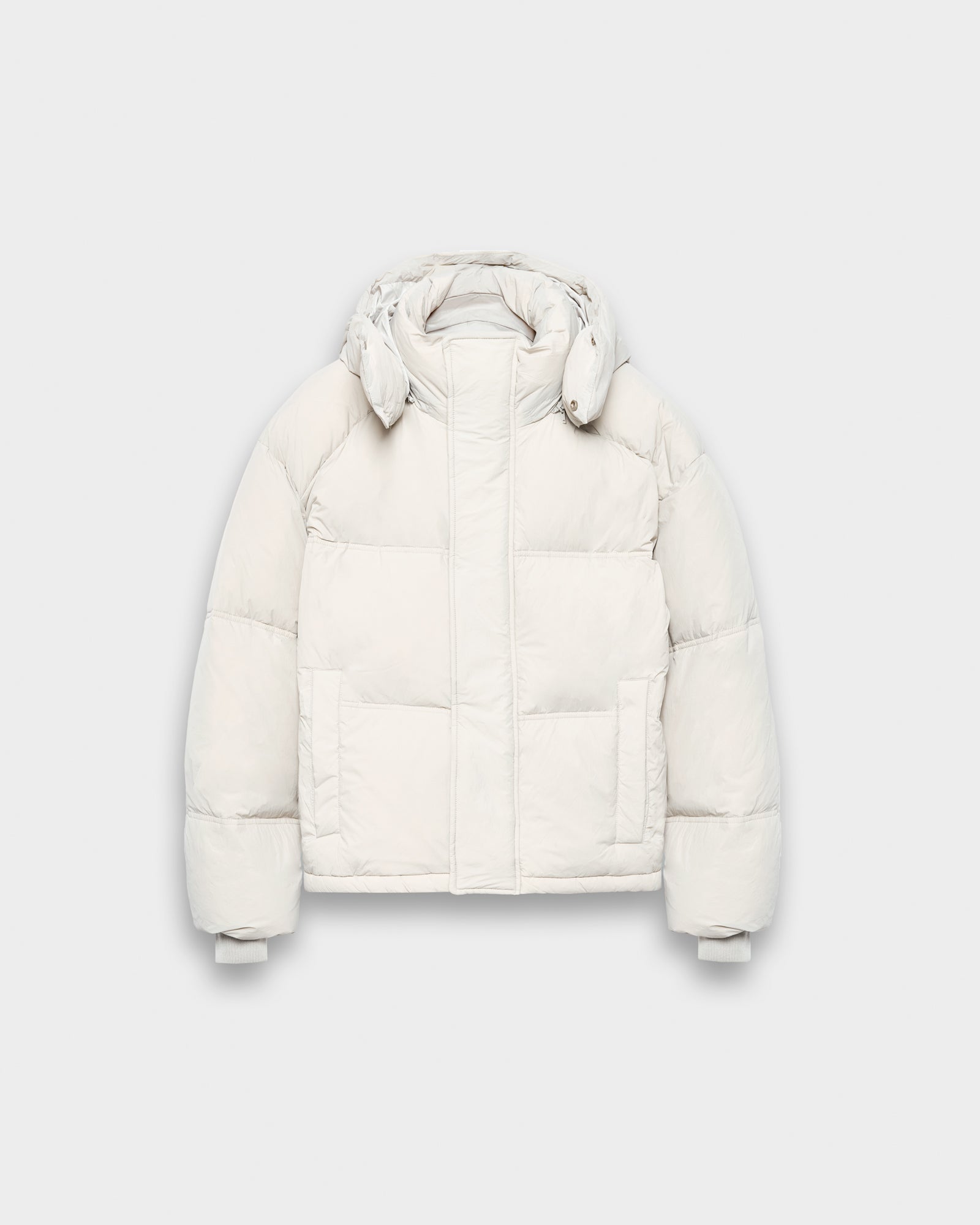 eightyfive-nylon-down-puffer-jacke-herren-light-grey-daunen image 1