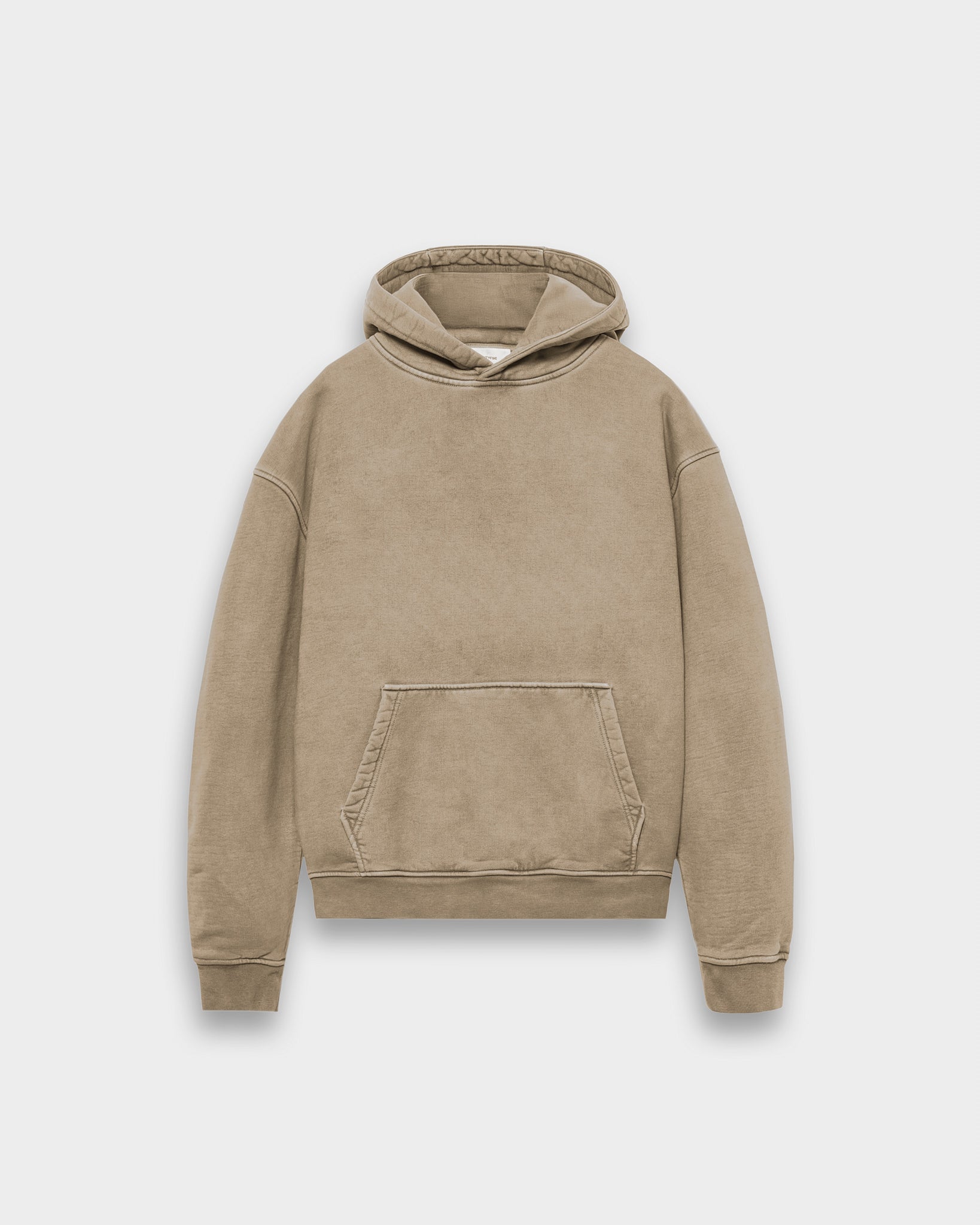 eightyfive-signature-hoodie-washed-taupe-baumwolle image 1