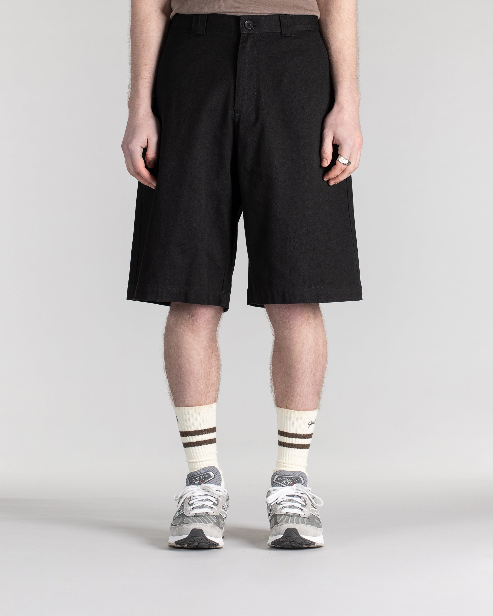 stan-ray-a-short-shorts-washed-black-loose-33cm image 2