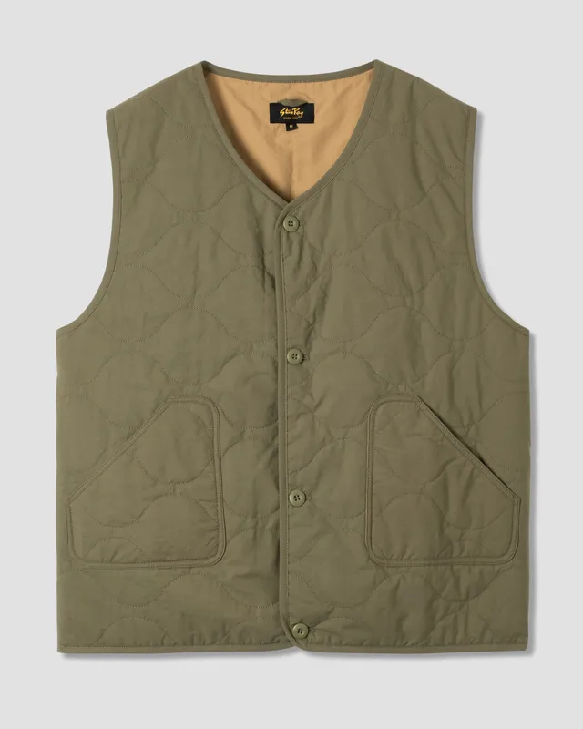 stan-ray-liner-vest-weste-olive-baumwolle image 1