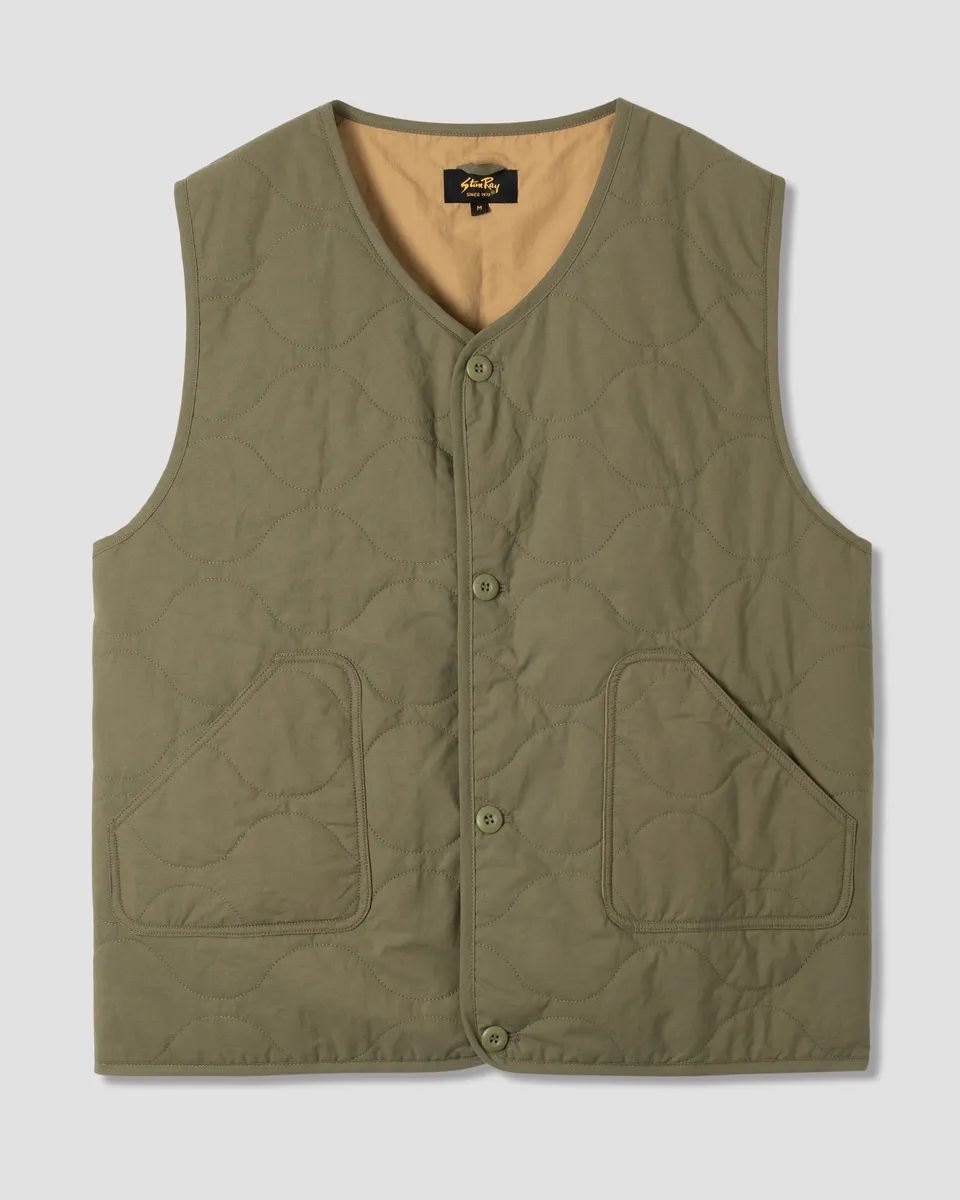 stan-ray-liner-vest-weste-olive-baumwolle image 1
