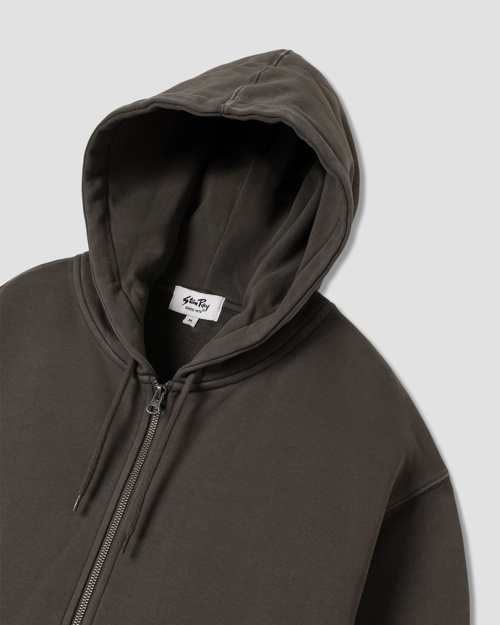 stan-ray-patch-zip-hood-hoodie-washed-black-baumwolle image 5