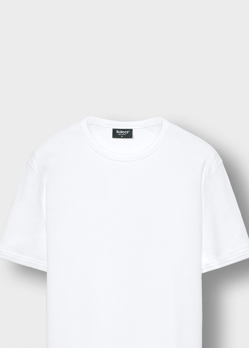 burocs-t-shirts-slim-fit-t-shirt-herren-white-baumwolle image 3