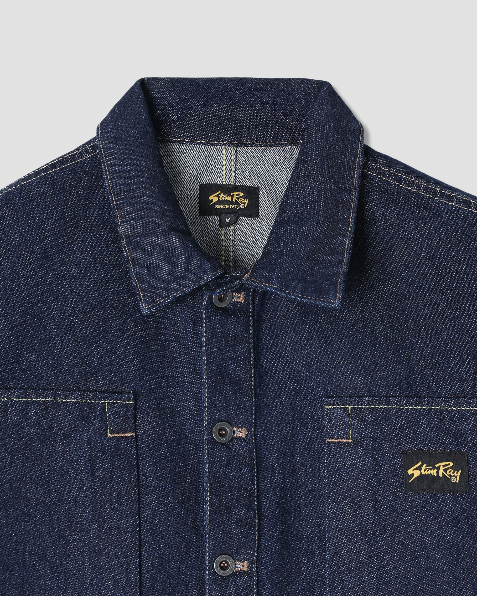 stan-ray-painters-pop-over-shirt-single-rinse-denimhemd image 4