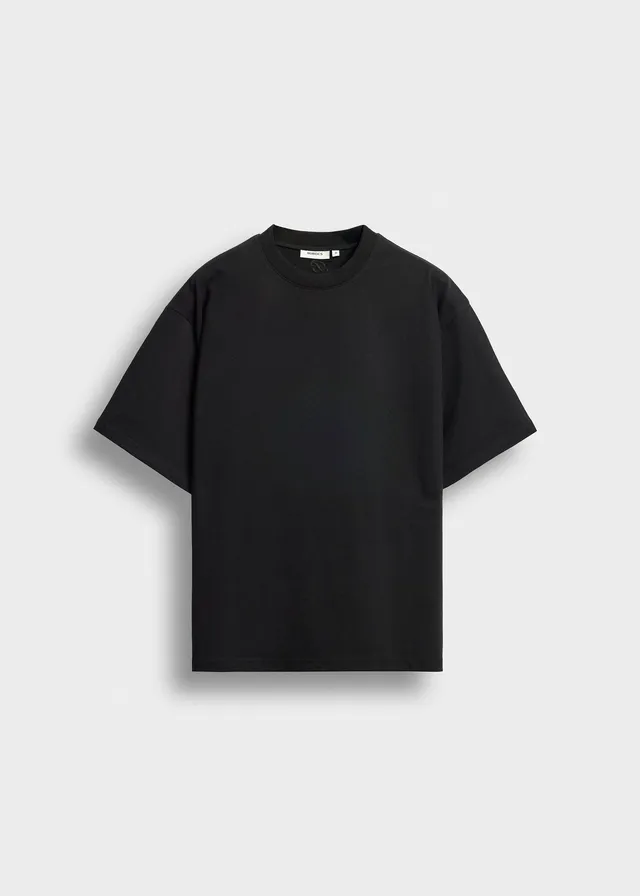 burocs-t-shirts-oversized-basic-t-shirt-black-stickerei image 1