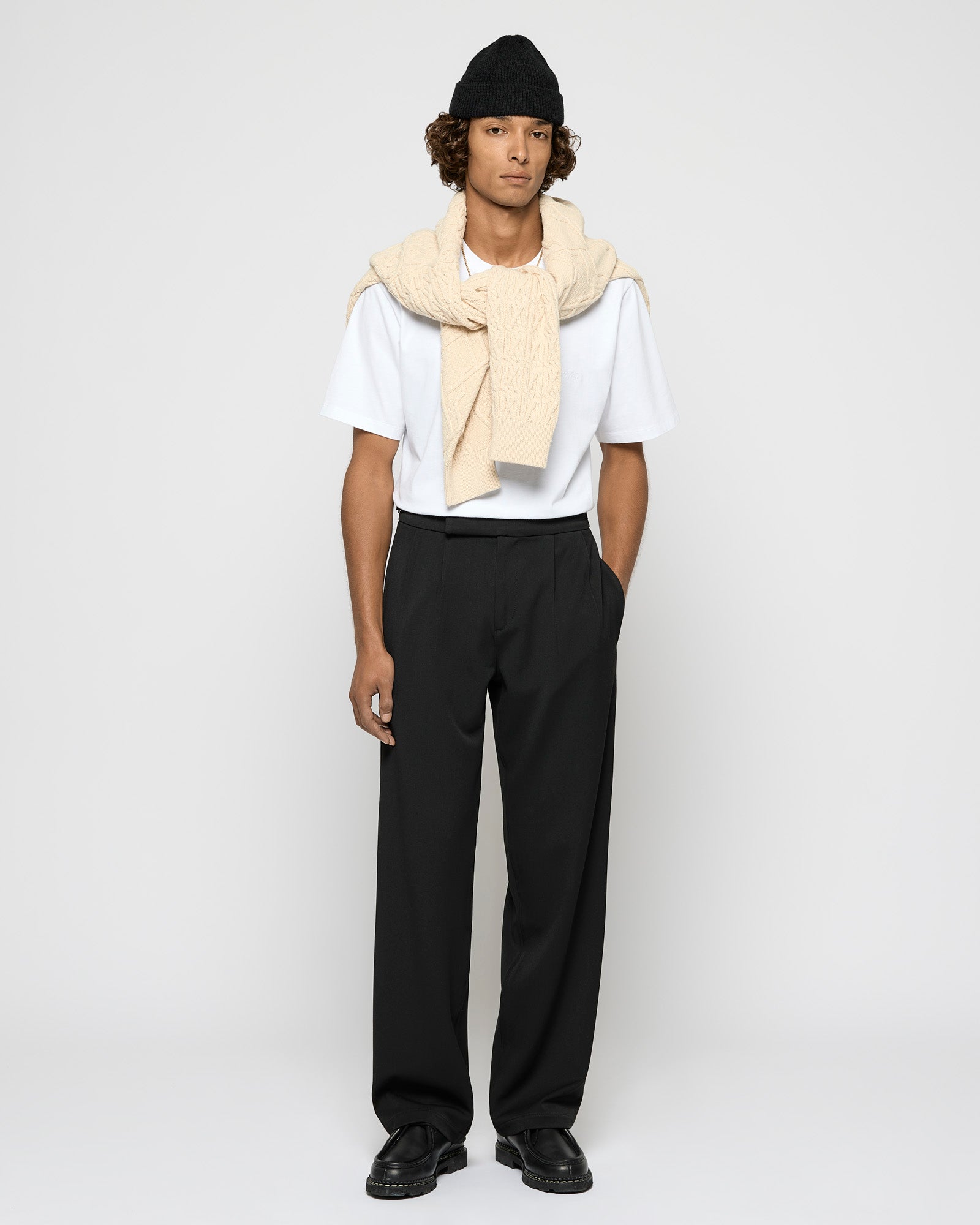 eightyfive-pleated-tailored-pants-anzughose-black-31 image 8