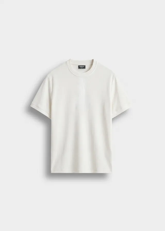 burocs-slim-rib-t-shirt-off-white-gerippt-slim-fit image 1