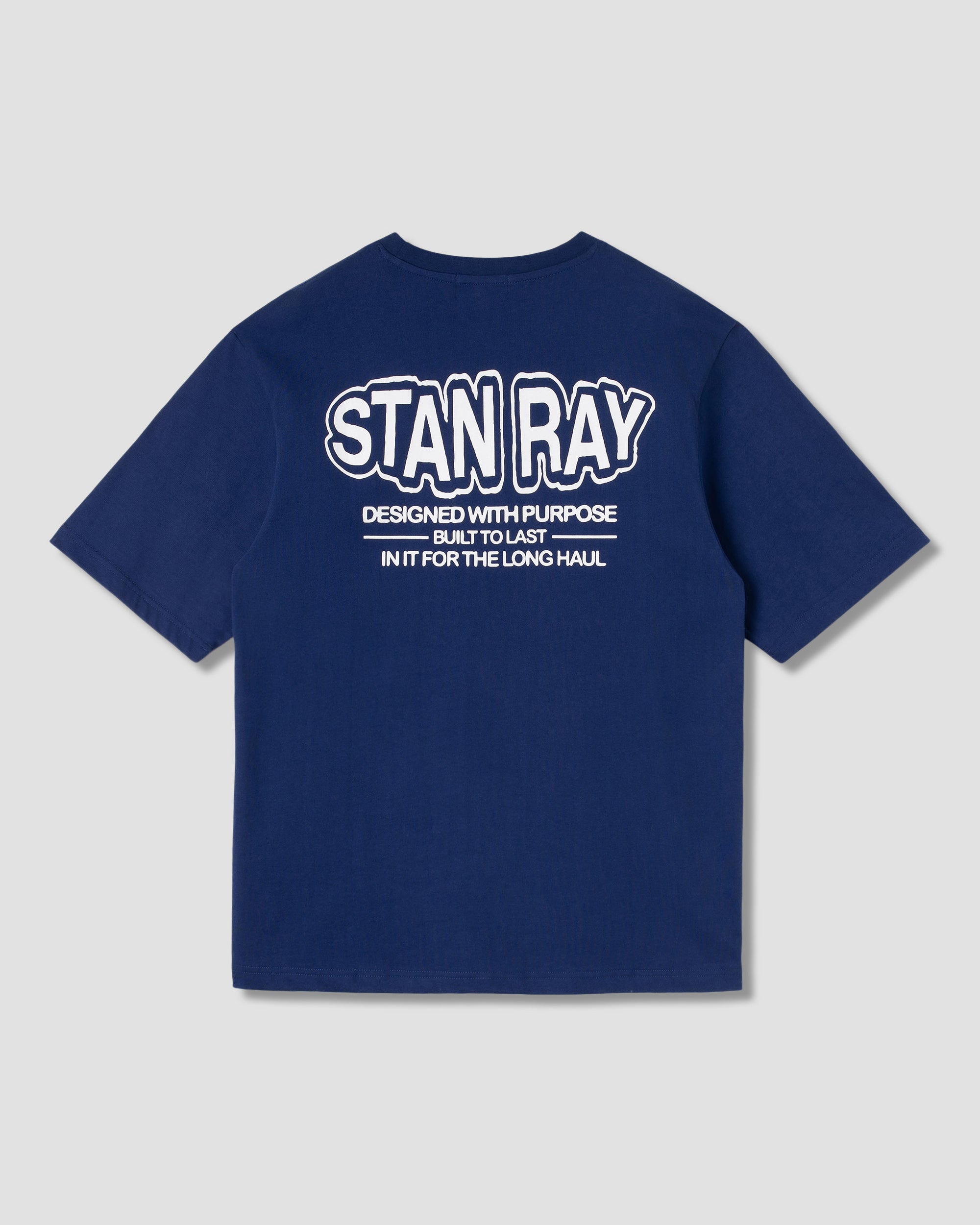 stan-ray-tees-long-haul-t-shirt-navy-baumwolle image 2