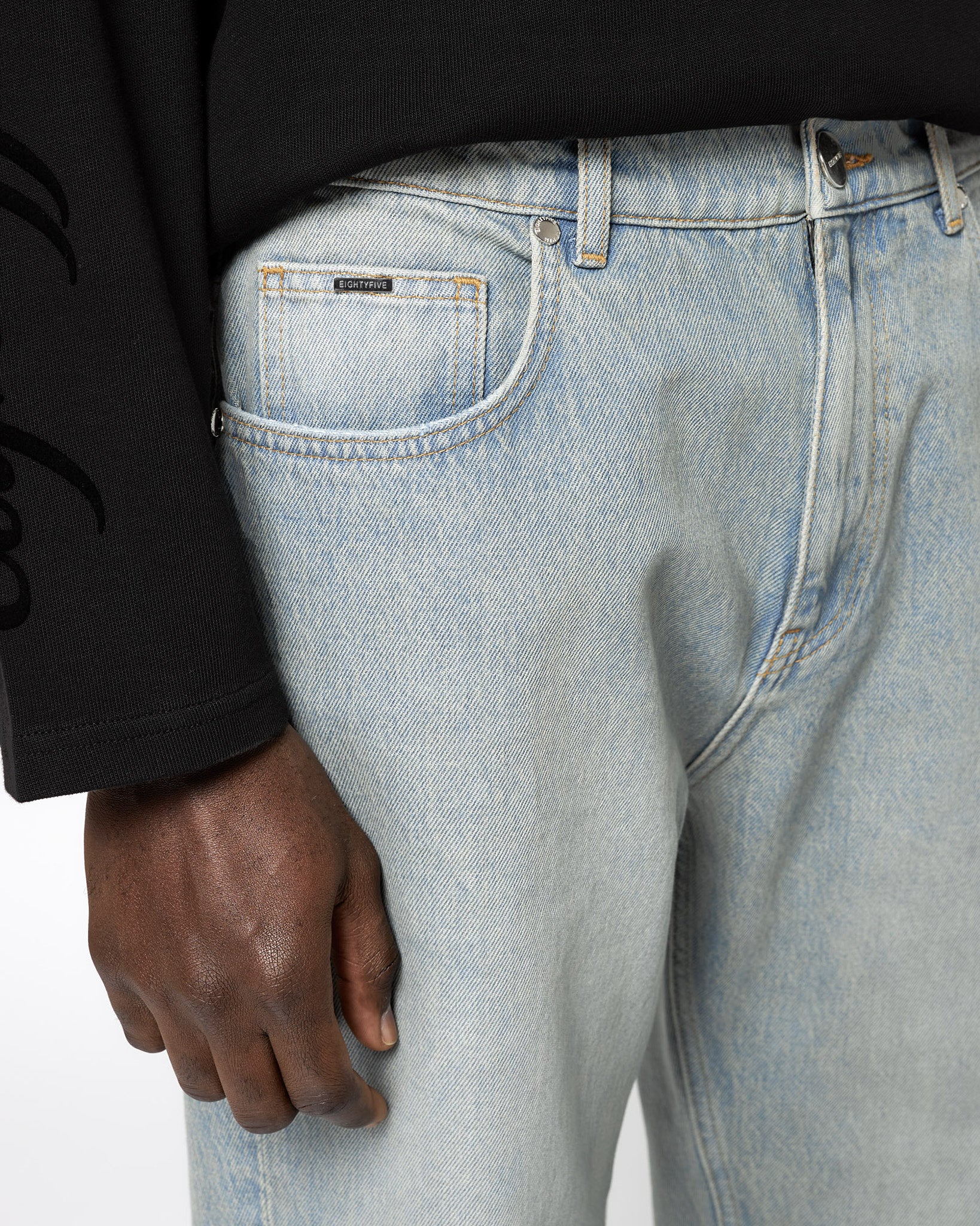 eightyfive-straight-denim-jeans-herren-island-blue-baumwolle image 7