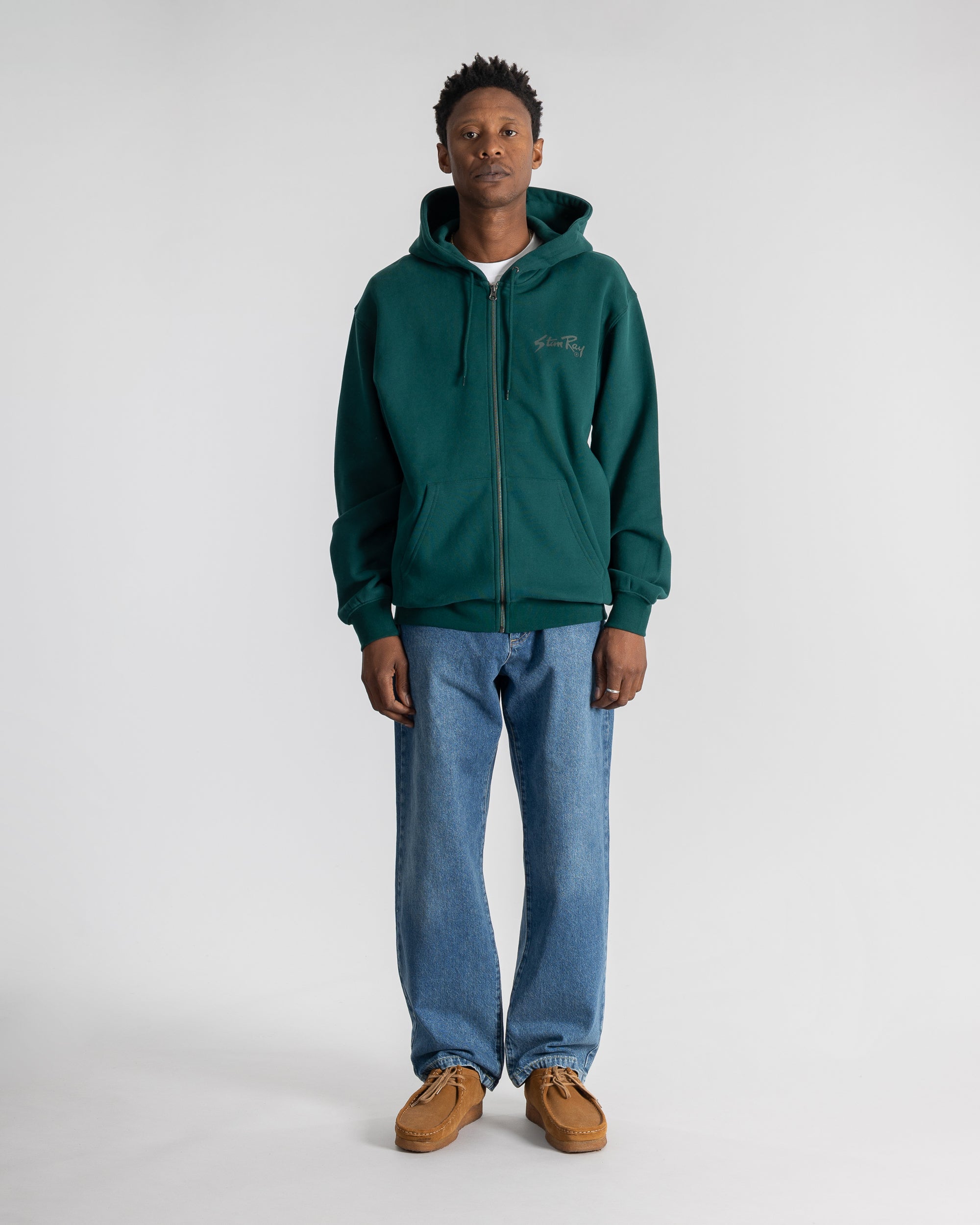 stan-ray-og-zip-hood-hoodie-botanical-green image 2