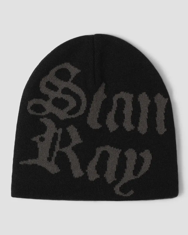 stan-ray-jacquard-beanie-m-tze-schwarz-acryl image 1