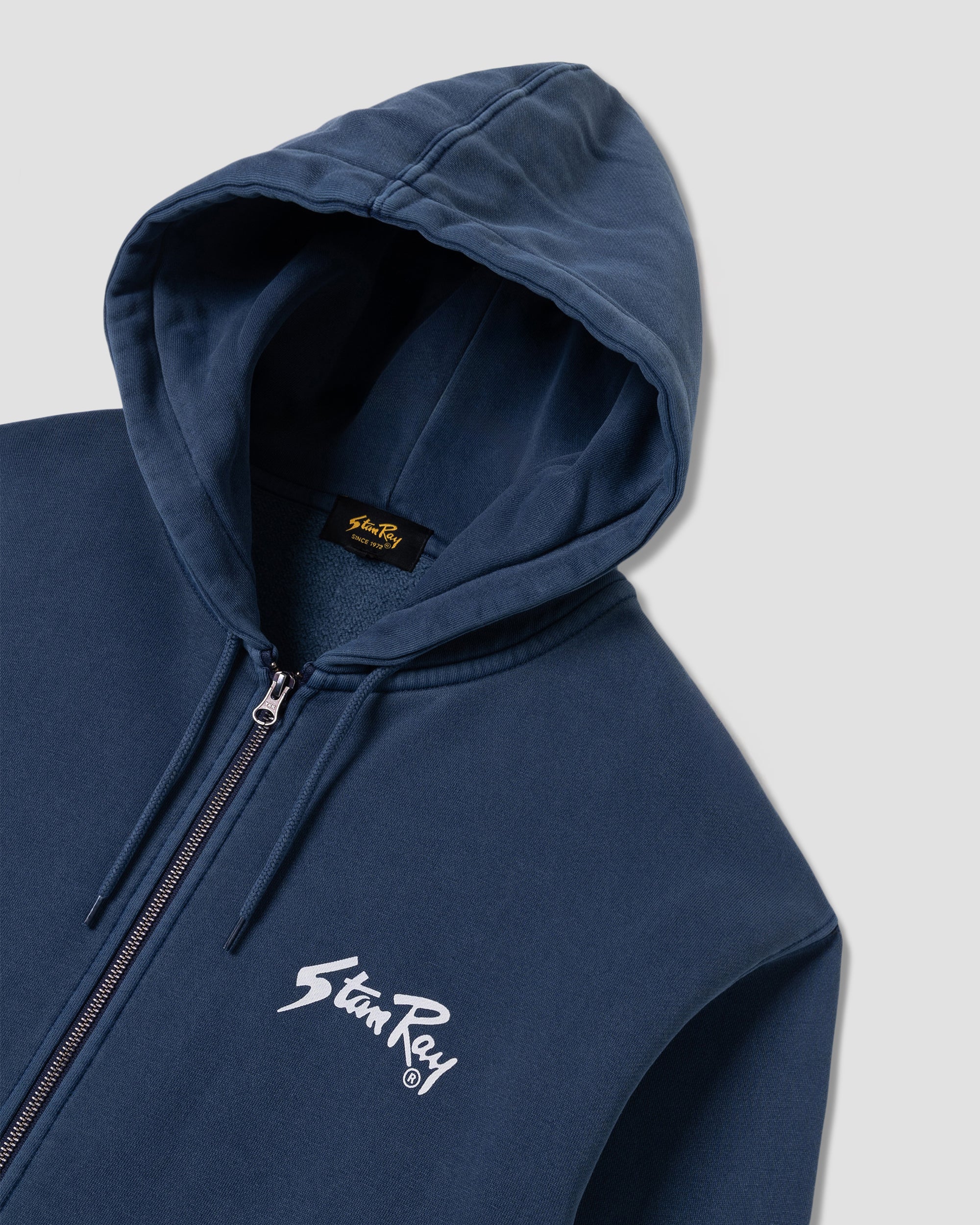 stan-ray-og-zip-hood-hoodie-navy-380g-baumwolle image 3