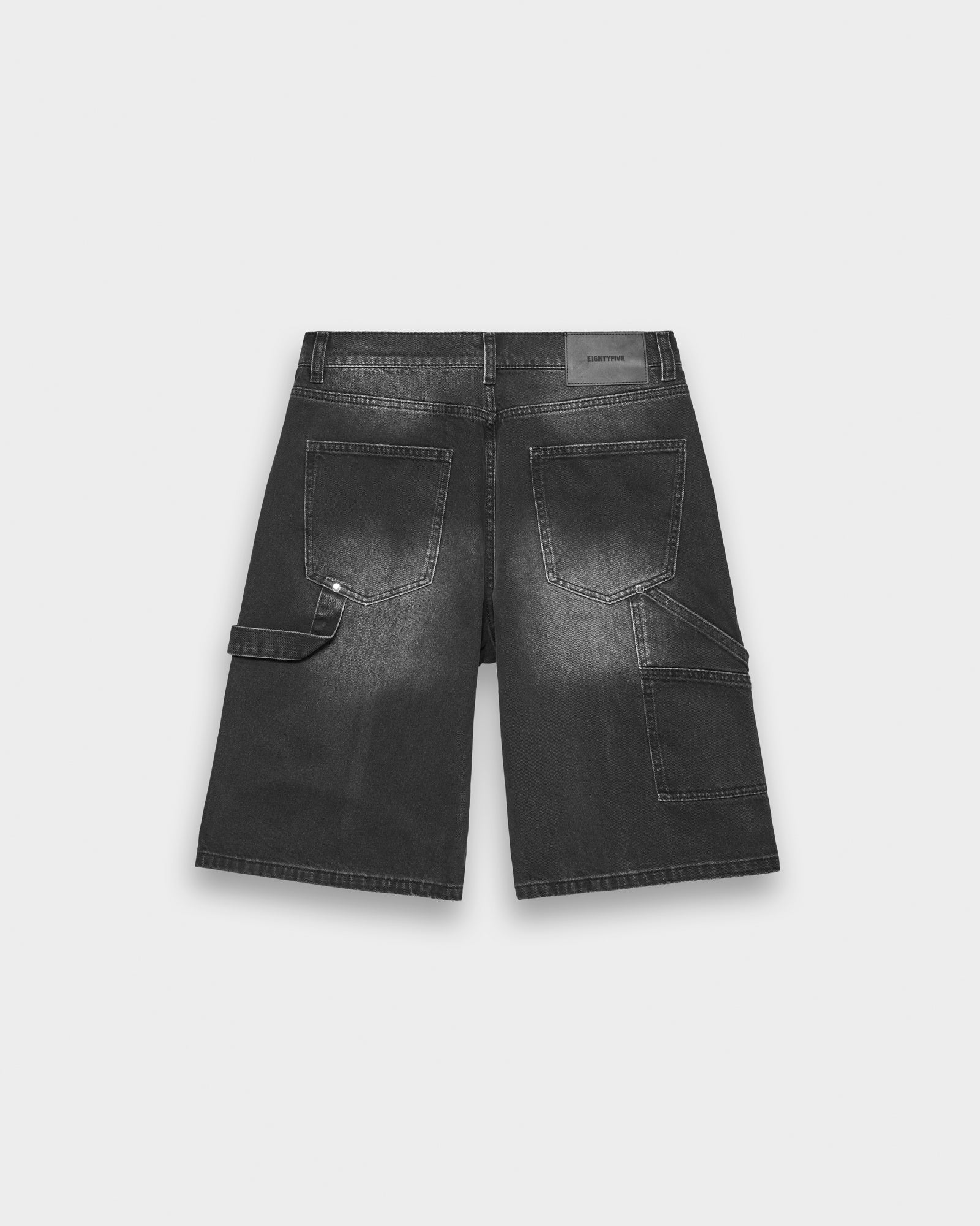 eightyfive-bottoms-dividing-seams-baggy-shorts-denimshorts-granite-black image 2