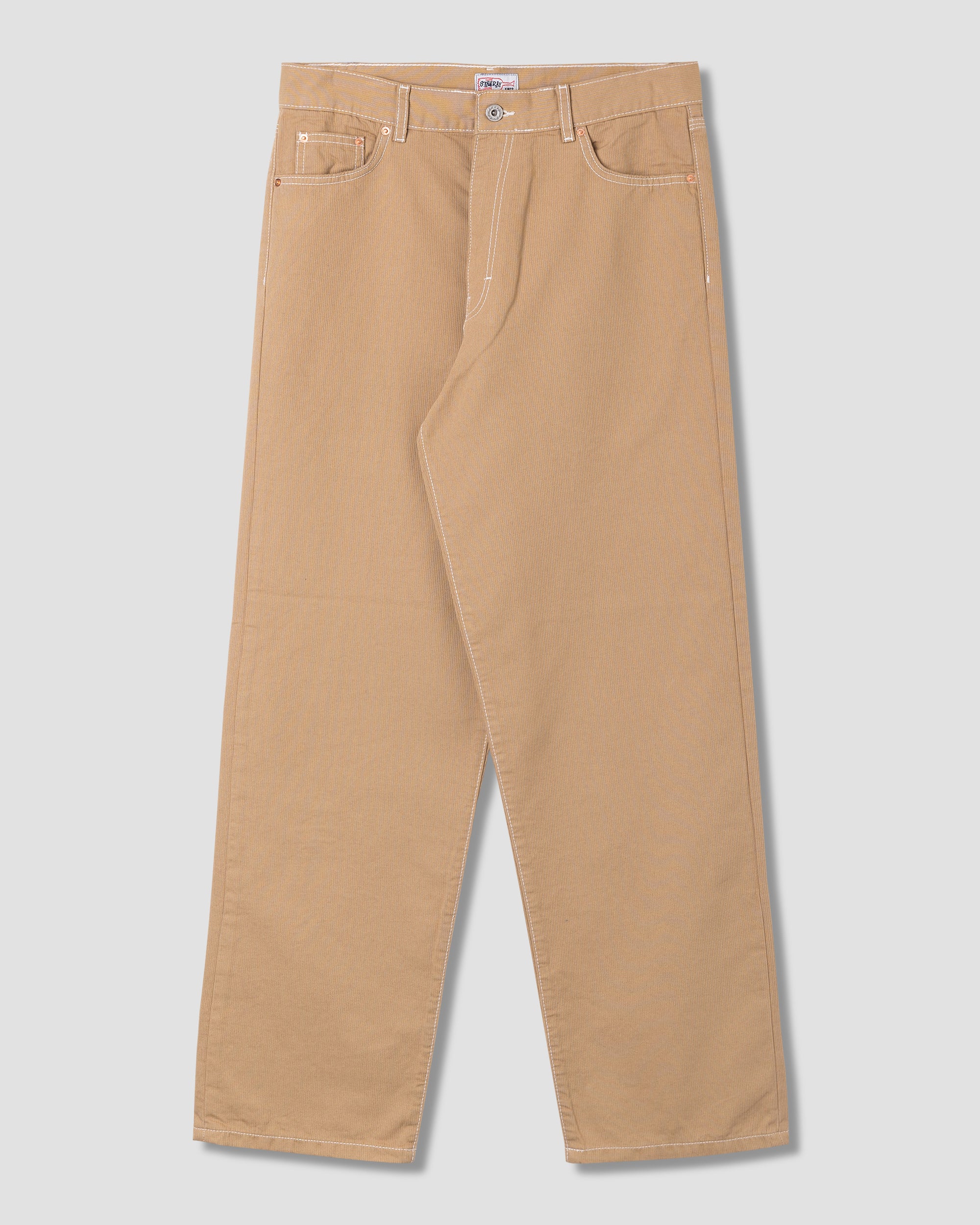 stan-ray-wide-5-hose-khaki-bedford-lockere-5-pocket-jeans image 1