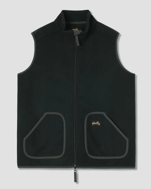 stan-ray-wool-fleece-vest-botanical-green-wolle image 1