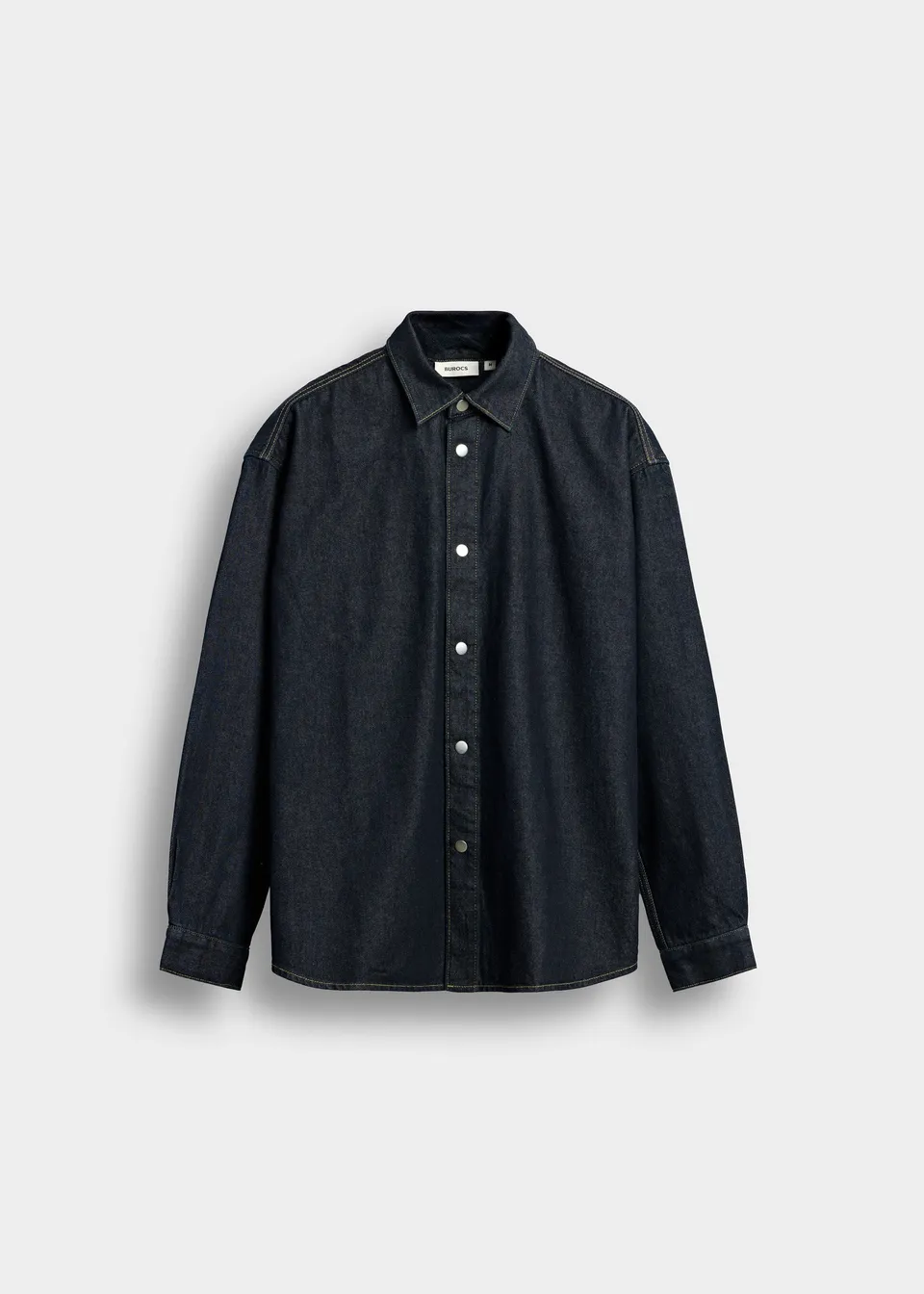 burocs-denim-raw-denim-overshirt-berhemd-raw-blue-relaxed-fit image 1