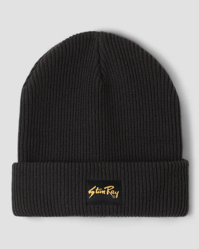 stan-ray-fold-beanie-m-tze-washed-black image 1