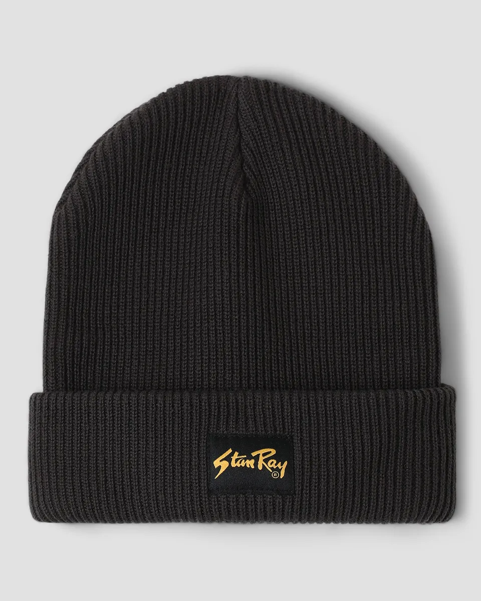 stan-ray-fold-beanie-m-tze-washed-black image 1