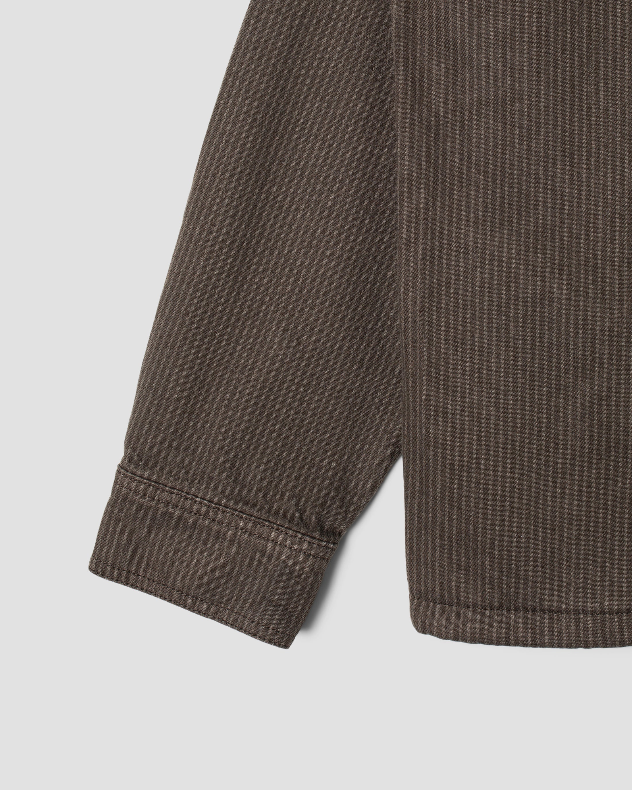 stan-ray-zip-shirt-hemd-charcoal-hickory-canvas image 5