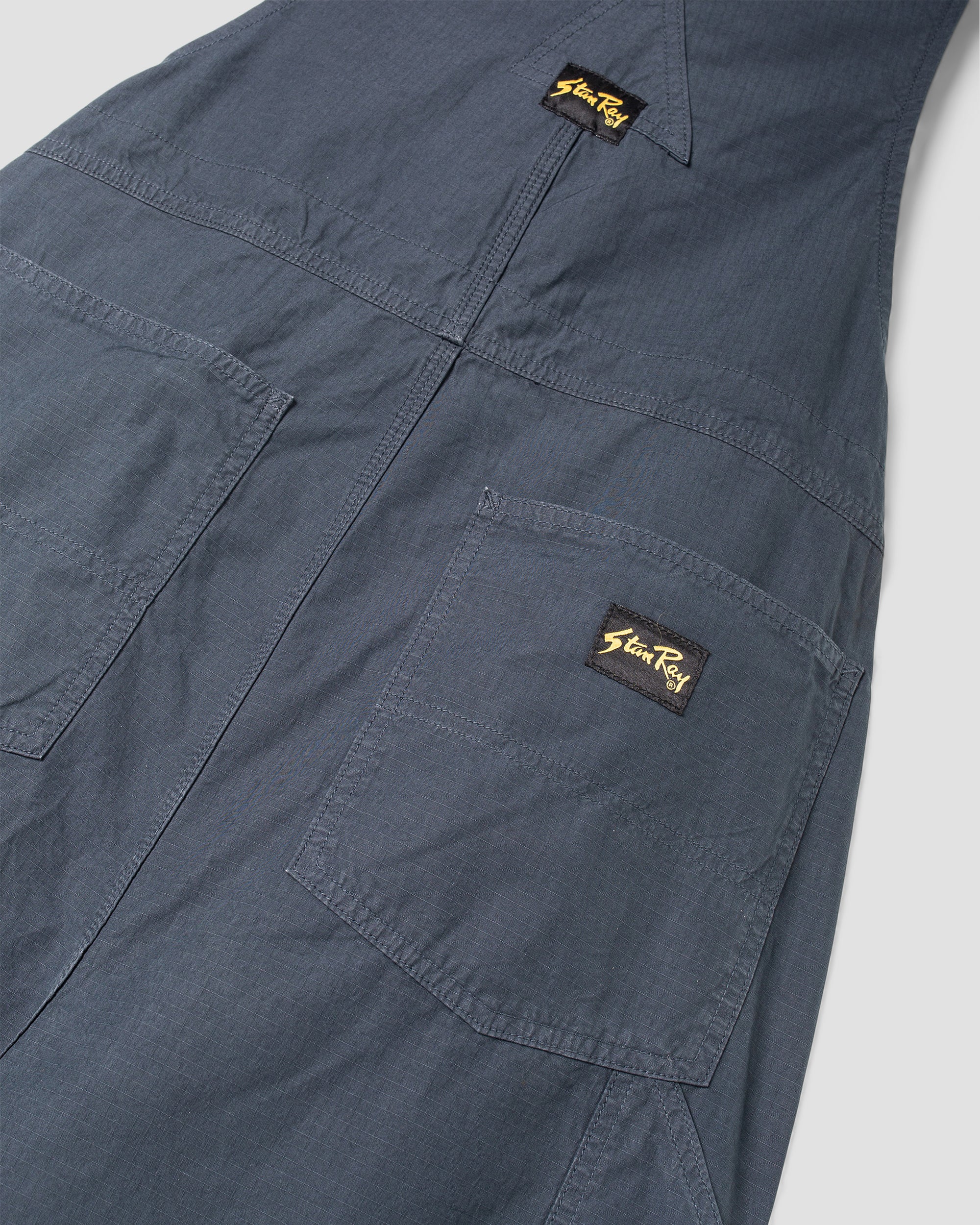 stan-ray-earls-bib-latzhose-navy-ripstop-baumwolle image 6