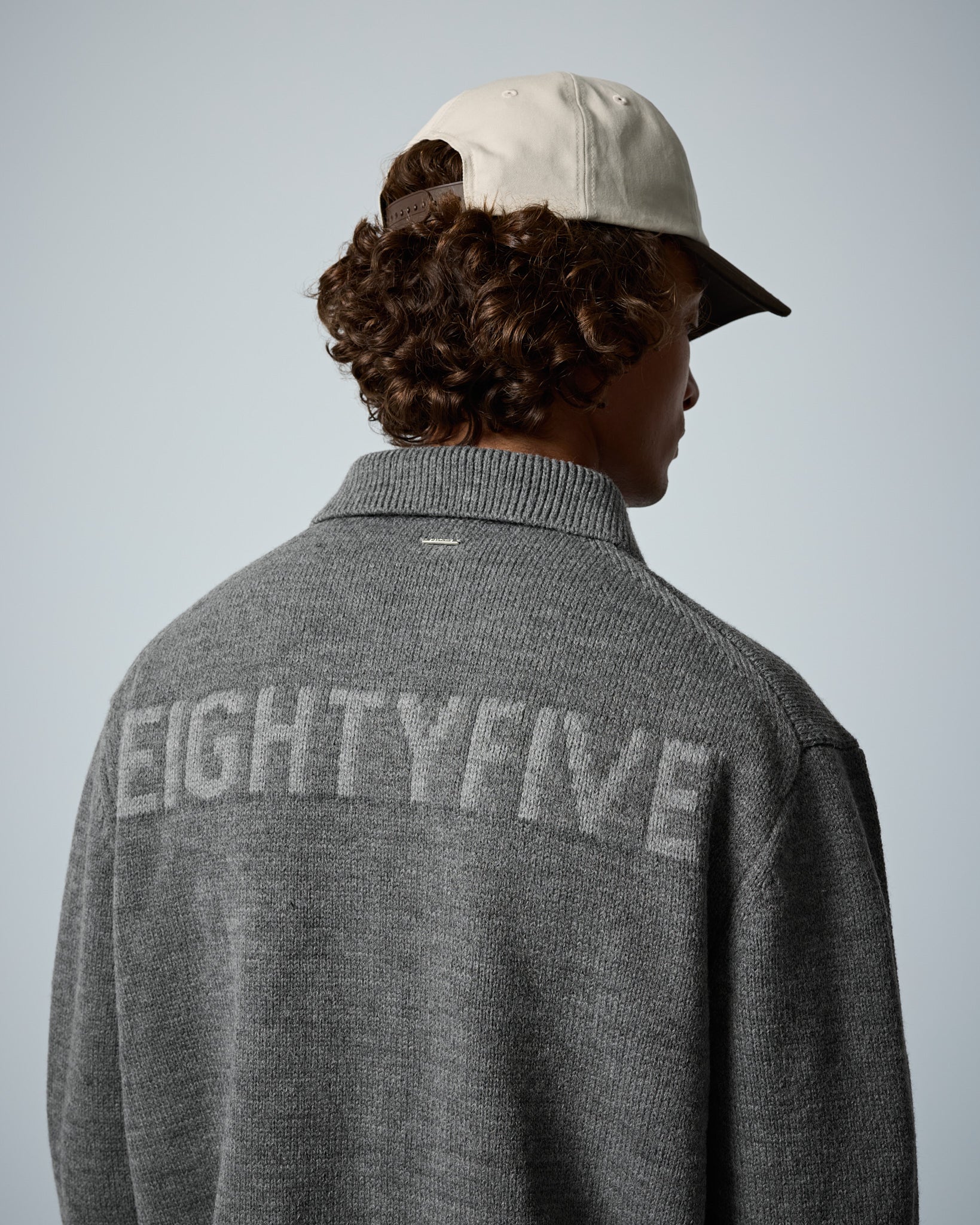 eightyfive-tops-wool-blend-zip-cardigan-strickjacke-grey-melange image 7