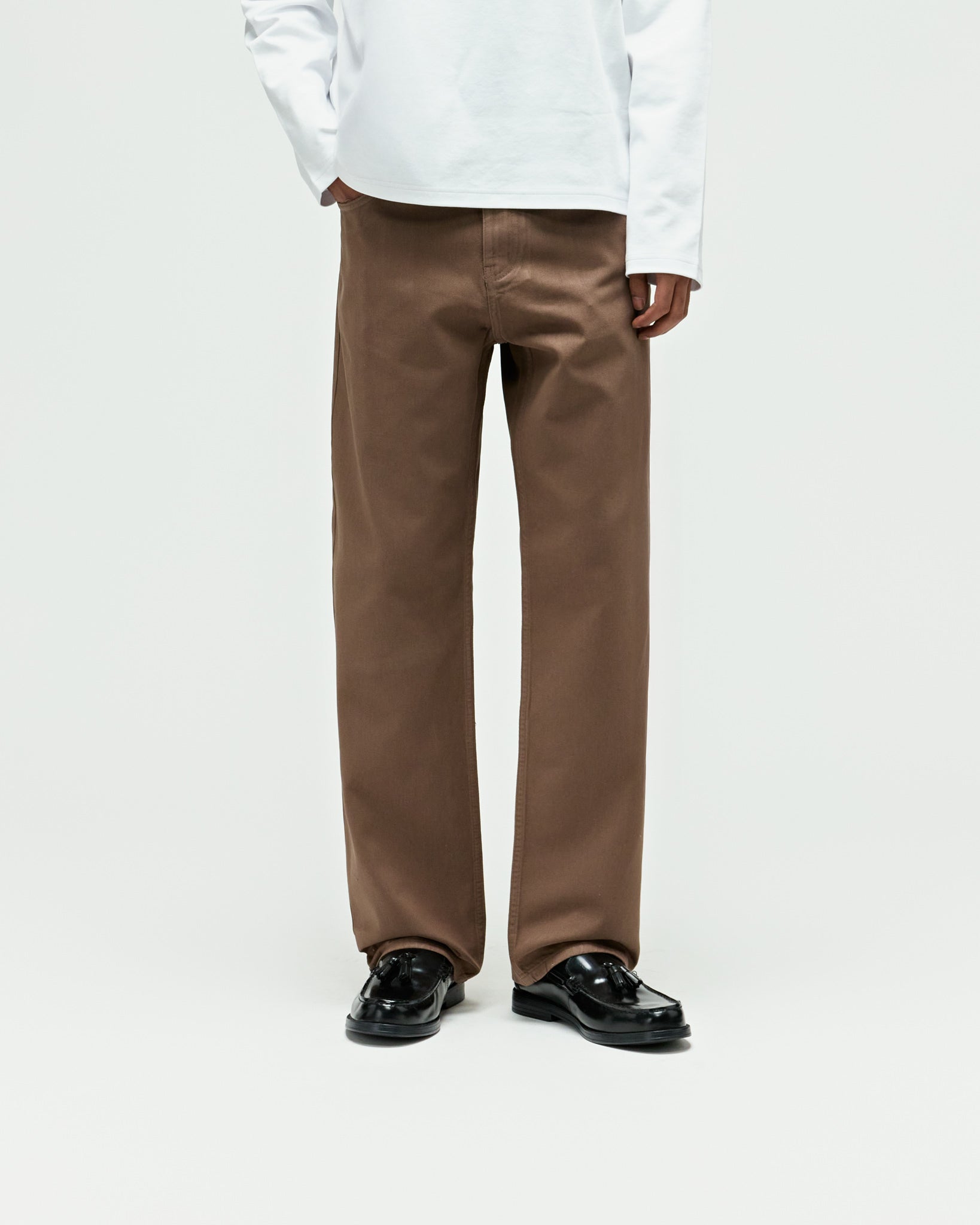 eightyfive-coated-straight-fit-denim-brown-coffee-quartz image 3