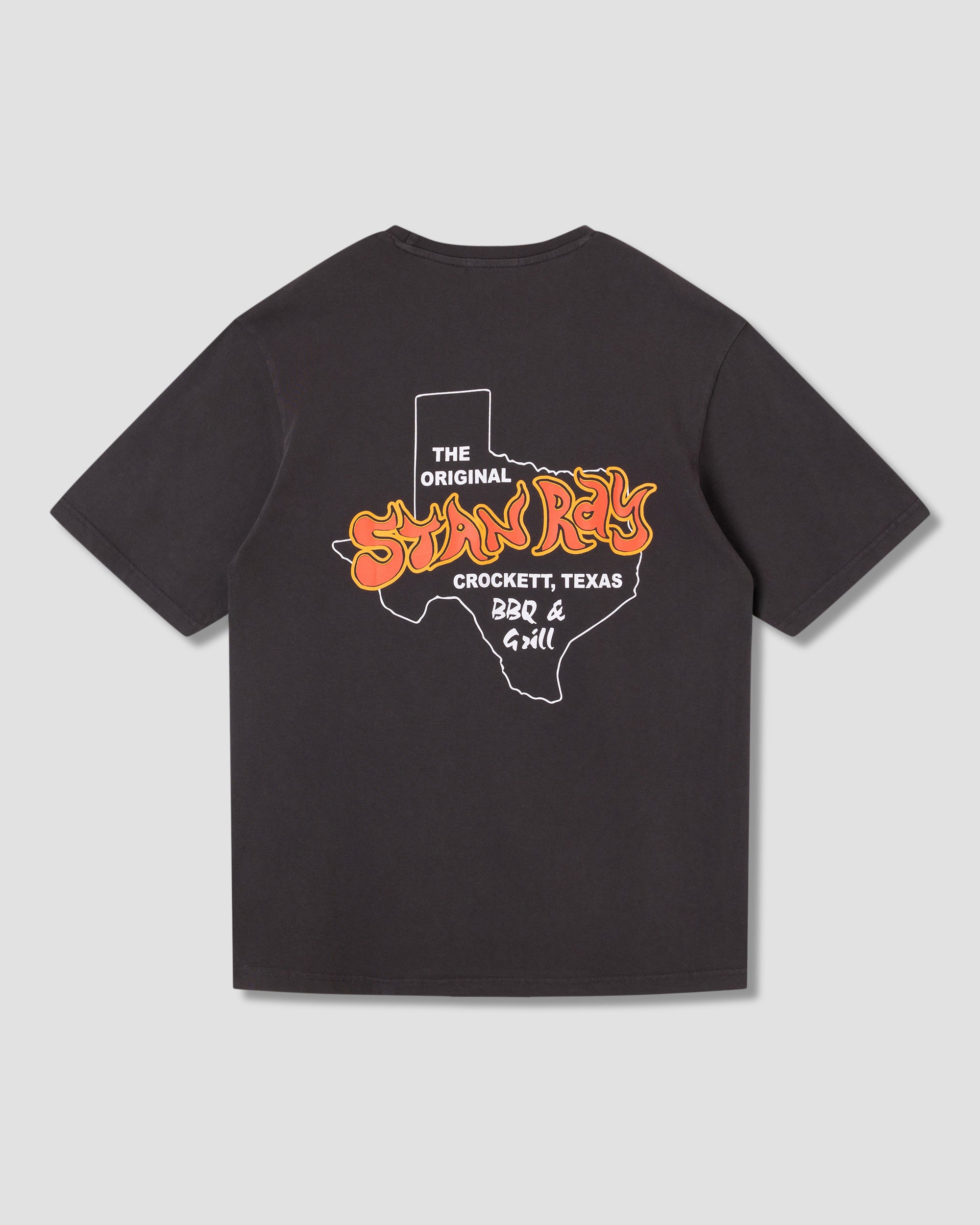 stan-ray-bbq-tee-t-shirt-raven-black-baumwolle image 2