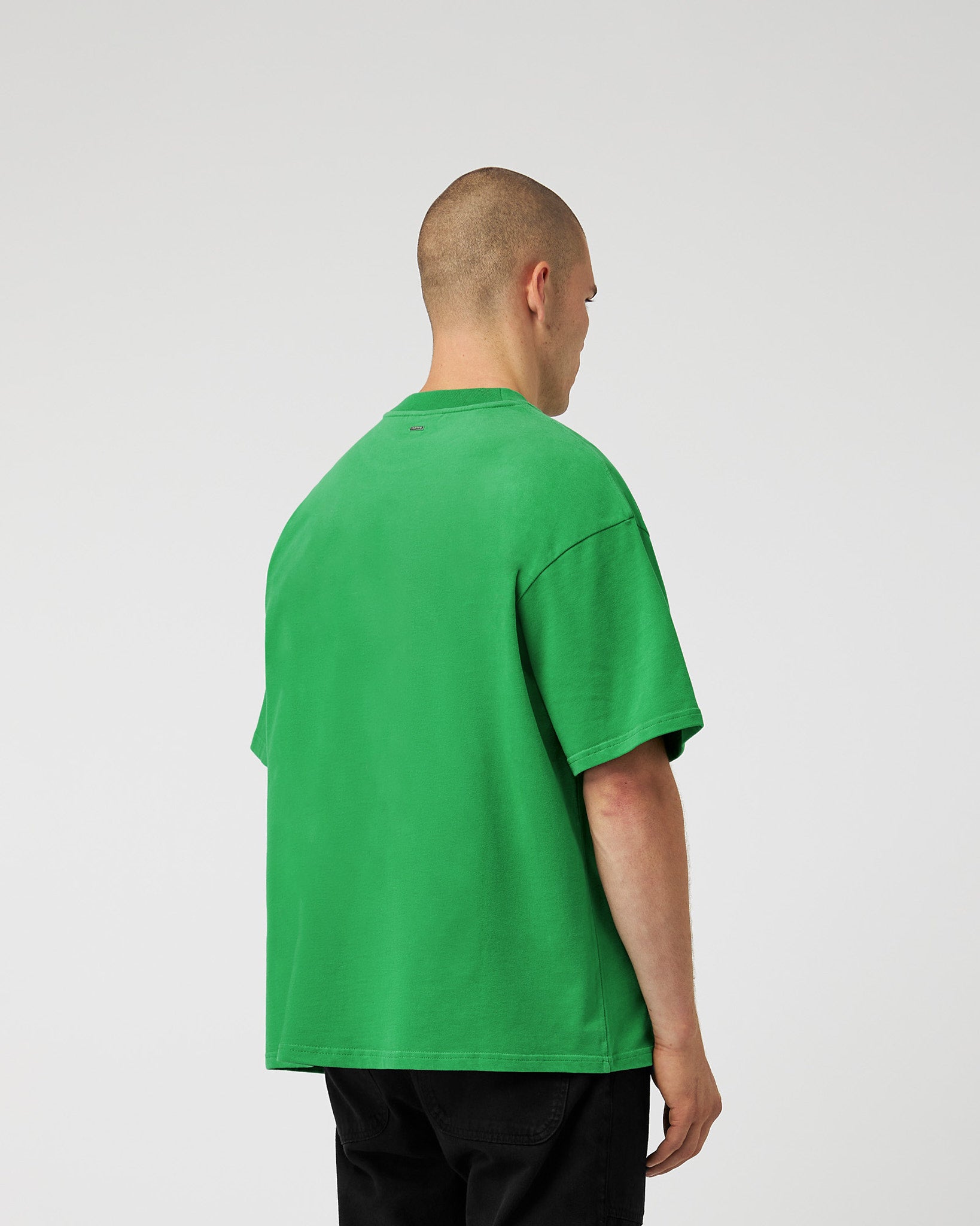 eightyfive-signature-oversized-t-shirt-green-herren-260gsm image 4
