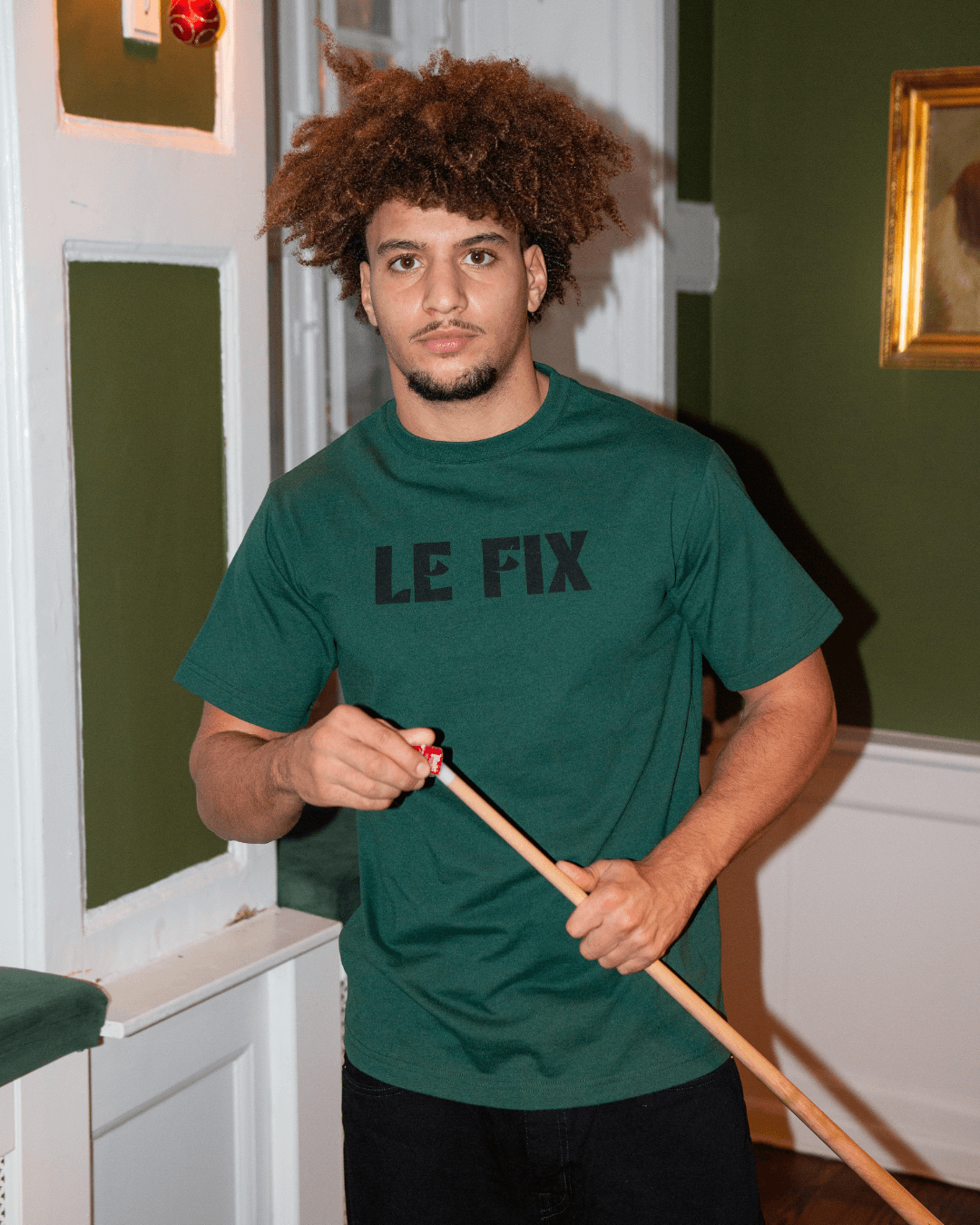 le-fix-loop-t-shirt-gr-n-logo-baumwolle-regular-fit image 6