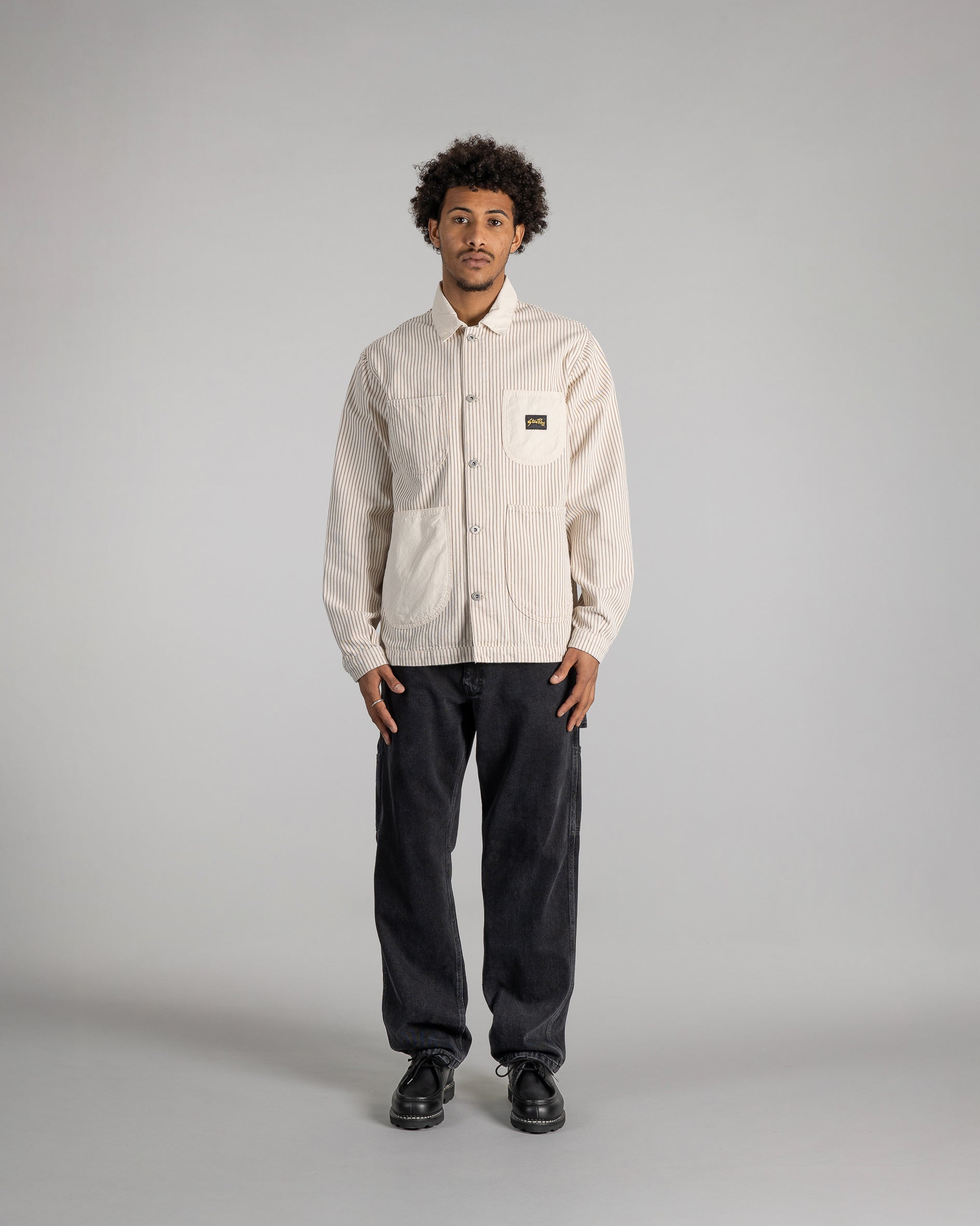 stan-ray-coverall-jacket-arbeitsjacke-hickory-mix image 3