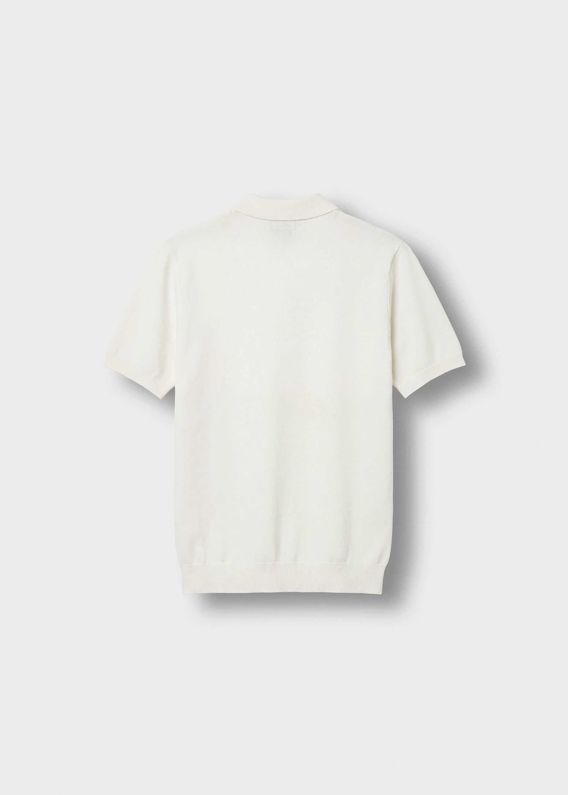 burocs-t-shirts-quarter-zip-polo-shirt-off-white-slim-fit image 2