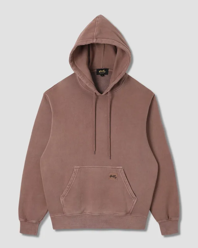 stan-ray-patch-hood-hoodie-washed-acorn-380gsm-baumwolle image 1