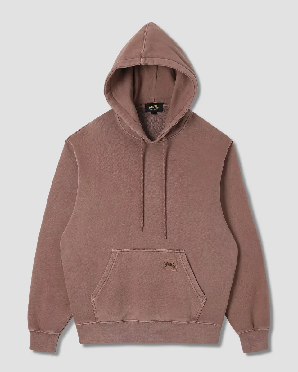 stan-ray-patch-hood-hoodie-washed-acorn-380gsm-baumwolle image 1
